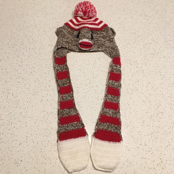 🟠 3/$20 SALE 🟠 Diego Hat Company Sock Monkey Toque - Picture 2 of 5